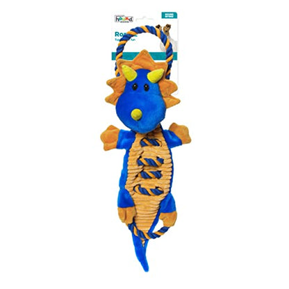 Outward Hound Ropiez Dragon Interactive Plush Squeaky Dog Tug Toy - color: Ropiez Dragon