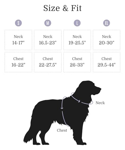 2026 New Edition, Fei & Eve Classic Dog Harness - Quick-Release Buckles | 3-Point No-Pull Control | Heavy-Duty 900D Nylon | Dual Safety Handles | Breathable Mesh | Adjustable Fit | Large,Gray - color: Twilight Gray, size: L