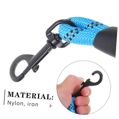 Nylon Reflective Dog Leash with Comfort Handle Heavy Duty Traction Rope for Small Large Dogs Training Safe Night Walking and Running
