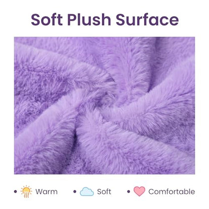 Tiny Dog Bed 18 Inch for Extra Small Dogs, Soft Rectangle Puppy Bed with Plush Surface, Washable Small Pet Bed,Purple - color: Purple, size: 18"x14"x4"