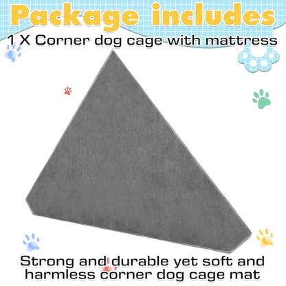 Fanfanwin 67 Inch Large Waterproof Dog Crate Mat, Pet Plush Blanket for Extra Large Dogs, Non-Slip Crate Liner, Machine Washable(Only Mat) - size: 67 Inch