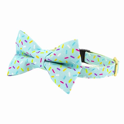Ultra Joys Boy & Girl Cat Collar Kitten Collar with Bells & Bowtie Birthday Small - color: Birthday-Bowtie Collar, size: Small