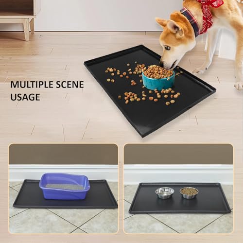 Replacement Tray for Dog Crate Pans Large 42 Inch Plastic Bottom Pan for Pet Kennel Crate Liner Trays - size: 42 inch