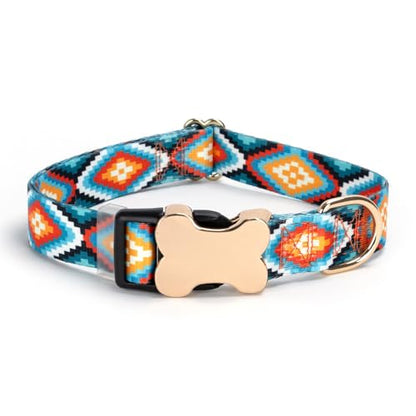 Personalized Custom Customized Silent No Jingle Dog Collar with Engraved ID Dog Name Phone Number/Dog Collars for Puppy X-Small Small Medium Large X-Large Boy Girl Dogs-Rhombus-XS - color: 16 Rhombus, size: X-Small (0.6" *7.8"-11.8")