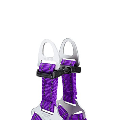 EXCELLENT ELITE SPANKER No Pull Dog Harness Adjustable Nylon Step-in Easy Pet Vest Chest Strap with Reflective and Leash Ring for Small Medium Large Breed Dogs Training Walking(Purple-M) - color: Purple, size: M