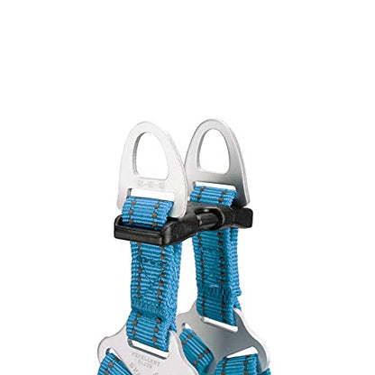 EXCELLENT ELITE SPANKER No Pull Dog Harness Adjustable Nylon Step-in Easy Pet Vest Chest Strap with Reflective and Leash Ring for Small Medium Large Breed Dogs Training Walking(Light Blue-M) - color: Light Blue, size: M