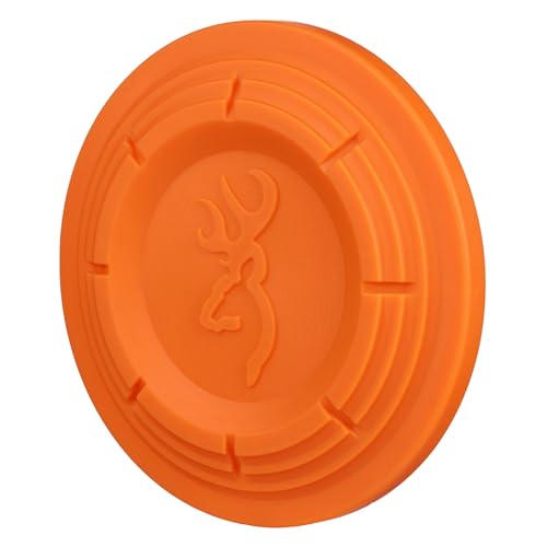 Browning Pet Training Tools, Durable Dog Toys for Tug and Fetch, Clay Pigeon (Orange), One Size - color: Clay Pigeon (Orange)