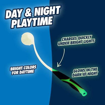 Chuckit Pro Fetch Toy Ball Launcher For Dogs; Compatible With Any Chuckit! Medium Size 18 Inch + Max Glow Ball - size: 18in