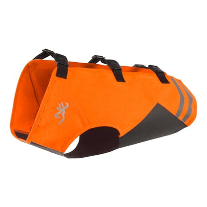 Browning Pet Vests, Hi Vis Safety Vests for Dogs, Saftey Orange, Large, Full Coverage - size: Large, style: Full Coverage Vest