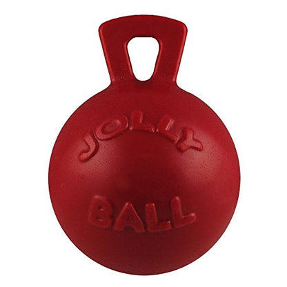 Jolly Pets Tug-n-Toss - Heavy Duty Chew Ball w/ Handle (Blue, 6") for Medium Breeds - color: Blue, size: Medium (6 in)