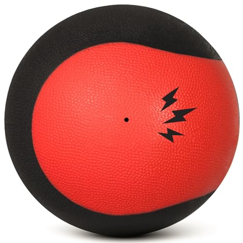 Squeaky Dog Ball for Fetch – Floating Rubber Ball for Water Play, Easy to Spot, Keeps Dogs Engaged, Durable for Pool, Lake & Outdoor Use, 2.7 Inch for Small & Medium Dogs - color: RedBlack