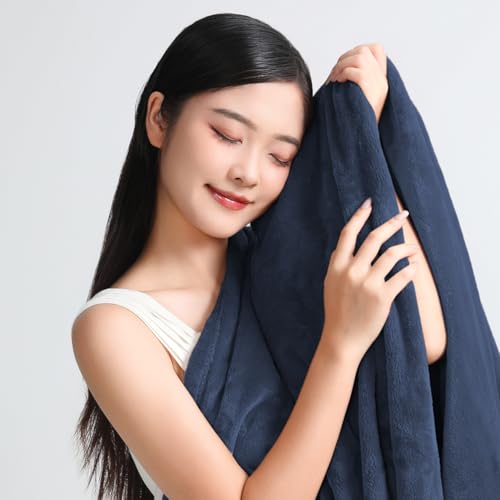 Waterproof Bed Blanket, Waterproof Pet Blanket, Double-Sided Flannel Leak-Proof and Spill-Proof Cover Blanket for Dogs and Cats, Home Protection Cover, Camping and Travel (30"×40", Navy Blue) - color: Royal Blue