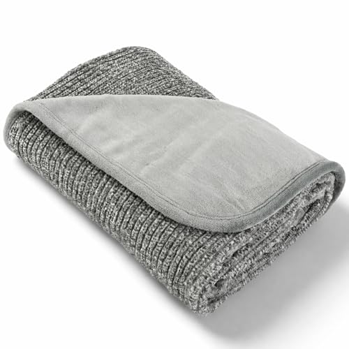 Waterproof Dog Blanket for Cats & Dogs, Washable Couch Cover, Reversible Furniture Protector Blanket, Large Soft Sherpa Fleece, Couch Protector, Pet Throw Blankets, 60" x 70" - color: Simpson - Charcoal, size: 60 x 70 x .5