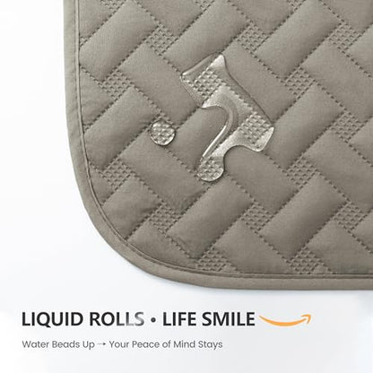 gogobunny Waterproof Dog Bed Cover Pet Blanket for Furniture Bed Couch Sofa Reversible (Dark Stone/Light Stone, 30x30 Inch (Pack of 1)) - color: Dark Stone/Light Stone, size: 30x30 Inch (Pack of 1)