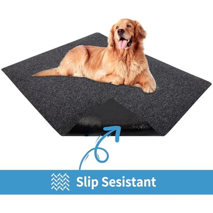 Kennel Pad Dog Crate Mat Liner, Absorbs Urine, Waterproof, Non-Slip, Washable Puppy Pee Pad for Kennel Training - Under Pet Cage to Protect Floors, Thin Cut to Fit Design (36" x 24" - 1 Pack) - size: 24" x 36" - 1 Pack