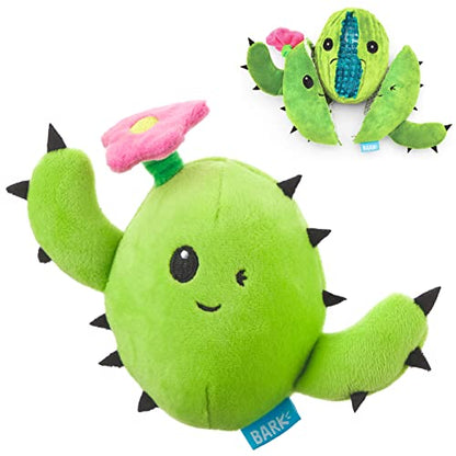 Barkbox 2 in 1 Interactive Plush Dog Toy - Rip and Reveal Toy for Dogs and Puppies - Stimulating Squeaky Pet Toys | Consuela Cactus (Small) - color: Consuela - Small, size: Small Dog