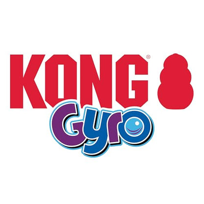 KONG Gyro - Interactive Dog Toy for Treat Dispensing - Dog Slow Feeder for Healthy Eating - for Medium/Large Dogs - size: Large (Pack of 1)