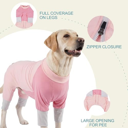 UV Protection Dog Shirt for Summer Lightweight, Stretchable, and Quick-Drying Keeps Your Dog Cool and Safe from Sun Damage RedPink XL - color: RedPink, size: XL