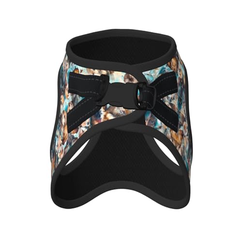 Cute Otter Pet Harness Escape Proof Dog Harness Adjustable Mesh Padded Reflective Dog Vest Harness and Leash Set Small - color: Style 1, size: Small