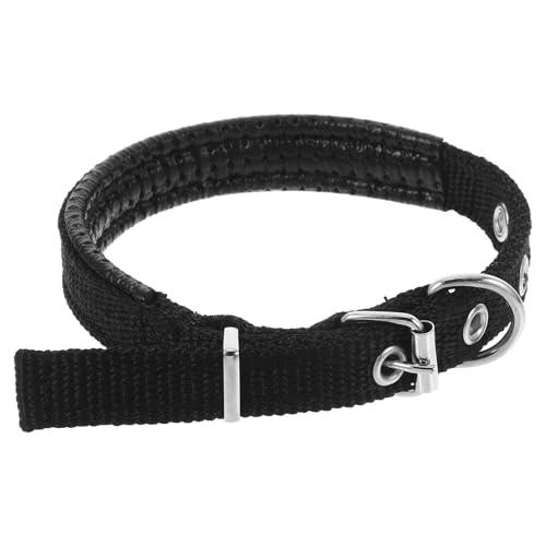 Adjustable Pet Collar Soft Foam Collar with Alloy Buckle Size S Comfortable Neck Decor for Cats and Dogs