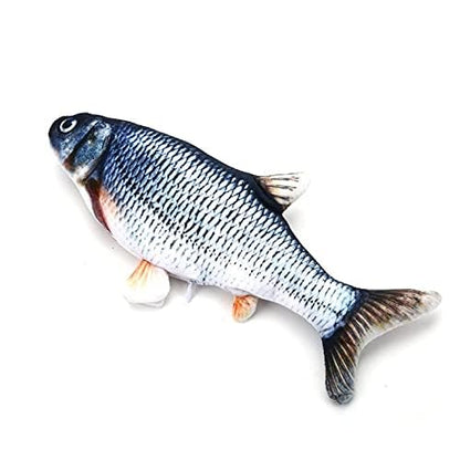 Cat Toys Catnip Automatic Flip Fish Dolls, Cat Toys, Applicable to All Kinds of Cats, USB Electric Mobile pet Toys, Electric Puppet Fish, Suitable for Cats
