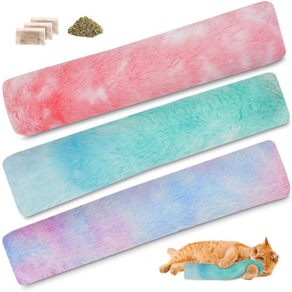 Cat Toys Cat Pillows,3 Pack Soft and Durable Large Catnip Toys,Cat Toys for Indoor Cats for Cats or Kittens,Interactive Kicker Toys to Boost Indoor Cats' Exercise and Playtime