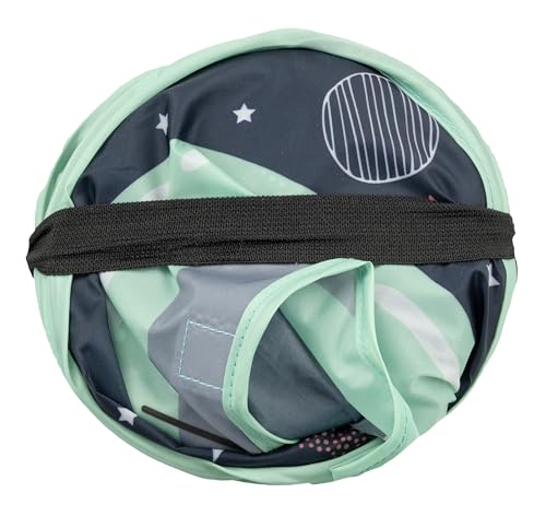 Kitty City Galactic-Themed Pop-Up Cat Play Cube, Collapsible Indoor Cat Hideout with Peekaboo Openings, Lightweight Foldable Cat Cube for Play & Lounging - color: M) Galactic Cube House