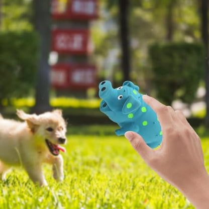 Gralara Squeaky Dog Toy Dog Chews Toy Accessory Entertainment Training for Aggressive Chewers Interactive for Small Large Breed Dogs, Blue - color: Blue