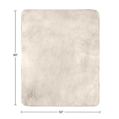 Waterproof Pet Blanket - 50x60-Inch Reversible Sherpa Fleece Throw Protects Couches, Cars, and Beds from Spills, Stains, and Fur by PETMAKER (Cream) - color: Cream, size: Small