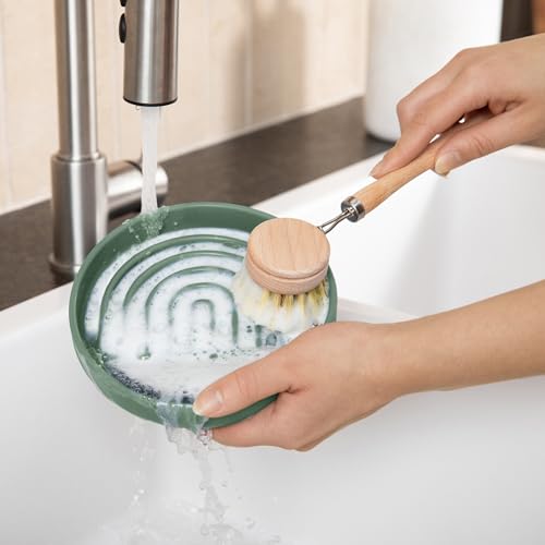 Should We Go? Slow Feeder for Dogs & Cats, The Slowdown Bowl Silicone Slow Eating Mealtime Solution with Modern Lick Mat Design, Reduces Gulping, Fits 1 Cup, 6” Across x 1.25” Tall, Small-Spruce - color: Spruce, size: Small (6” Across x 1.25” Tall)