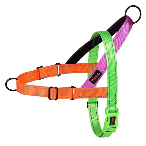 Didog No Pull Dog Harness with Soft Padded Handle, Quick Fit & Lightweight Adjustable Vest Harness, Easy for Training Walking for Small & Medium and Large Dogs(Green,S) - color: Green, size: S:Chest 19-24", Fit 17-35 lbs