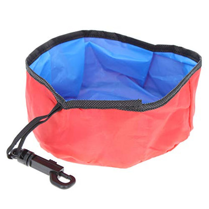 ASR Outdoor Dog Water Bowl Folding Collapsible Pet Travel Food Dish for Hiking and Camping