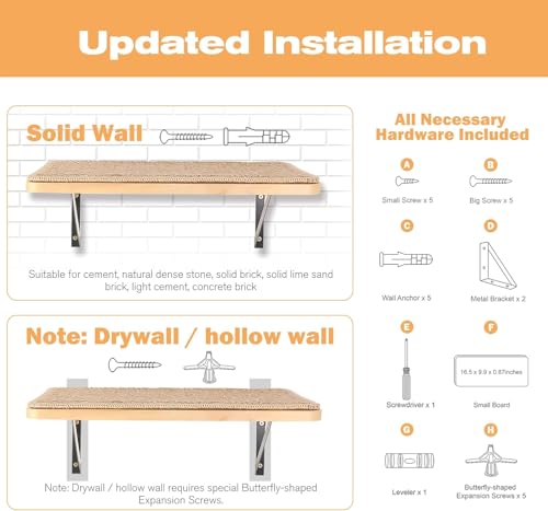 Strong Cat Shelves Stairs for Wall Mounted, 1P Cat Shelf& 2PCS 4 Steps Stairway with Sisal Rope Scratching for Cats Perch Platform, Wall Ladder Furniture - color: 3 in 1