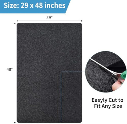 Kennel Pad Dog Crate Mat Liner, Absorbs Urine, Waterproof, Non-Slip, Washable Puppy Pee Pad for Kennel Training - Under Pet Cage to Protect Floors, Thin Cut to Fit Design (48" x 29" - 2 Pack) - size: 48" x 29" - 2 Pack