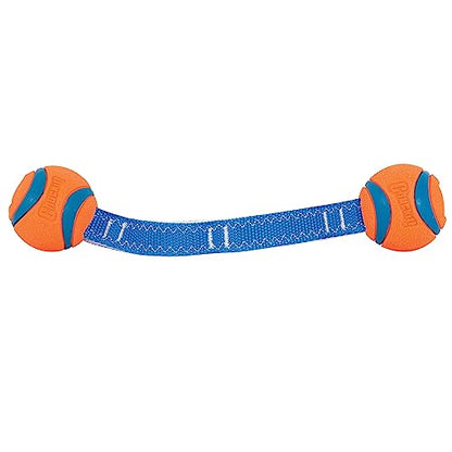 Chuckit! Ultra Duo Tug Dog Toy, Small Indoor and Outdoor Dog Ball for Dogs 0-20 Pounds - size: Small, style: Ultra Duo Tug