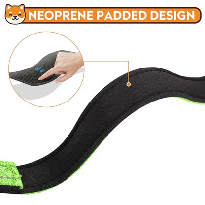 Reflective Dog Collar, Adjustable Soft Neoprene Padded Nylon Pet Collars with Buckle for Puppy and Small Dogs, Cats, Green,XS - color: Green, size: X-Small
