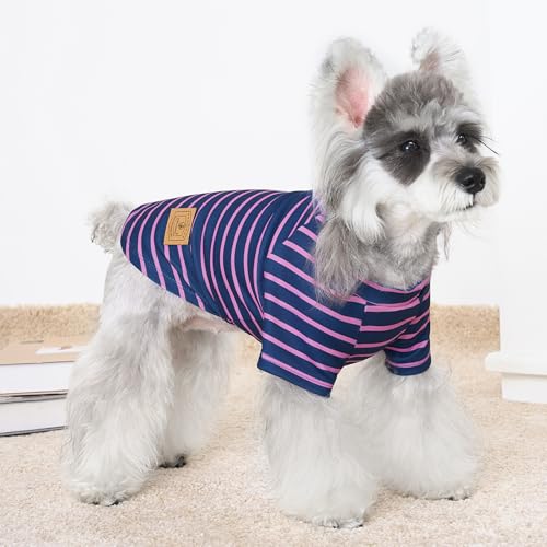 4 Pack Dog Sweaters Comfy Dog Clothes with Sleeves Puppy Shirts Pullover Pet Sweatshirt for Small Medium Large Dogs Boy Girl Doggy Outfits Cat Apparel, Purple, XL - color: Pink, Purple, size: X-Large