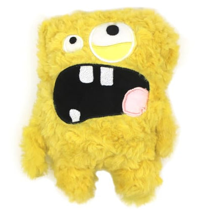 Squeaky Dog Toy, Plush Stuffed Dog Toy Keep Them Busy Tug of War Dog Chew Toy for Small Medium Large Dogs (Yellow) - color: Yellow