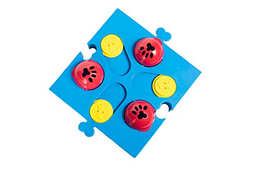 SPOT by Ethical Products Interactive Seek-A-Treat Flip 'N' Slide Dog Toy Puzzle | Dog Treat Reward Toy Connector Puzzle Improves Your Dog's IQ | Specially Designed for Training Treats - size: 1