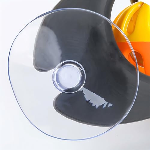 Interactive Cat Toy Bell Roll Track Ringing Balls Cat Toys with Suction Cups and Foldable Funny Toys for Walls Windows and Cats