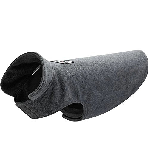 Creation Core Windproof Plush with Sport Vest Dog Clothes Night Reflective Jacket Pet Keep Warm Jacket No Pull No Choke Design Eco-Friendly for Small and Large Big Dog(Grey M) - color: Grey, size: Medium