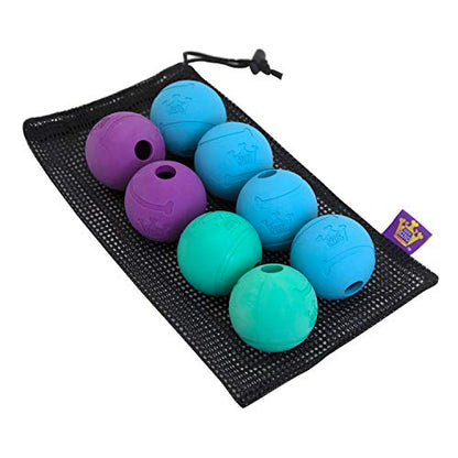 Chew King Dog Fetch Balls and Glowing Balls for Medium Breeds