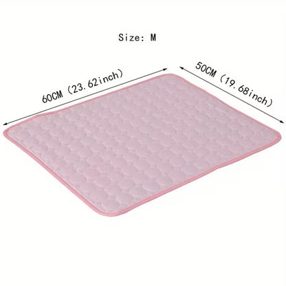 1pcs Dog Bed Cover Pet Blanket for Furniture Bed Couch Sofa Reversible, Breathable, Washable Pet Blankets, Dog Cooling Mat, Pink, 62 * 50cm - color: Pink, size: 62*50cm