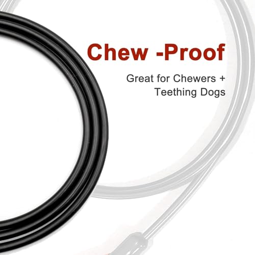Dog Leash for Dogs Up to 250 Pound,Heavy Duty Leash Made of Coated Wire Rope for Large and Medium Dogs with Dog Leash Metal Shock Absorbing Spring