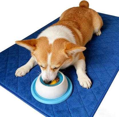 Dog Licking Bowl, Dog Lick Ball, Interactive Slow Feeder & Anxiety Relief Treat Dispenser with Non-Slip Base for Puppy Kitten Mental Stimulation.