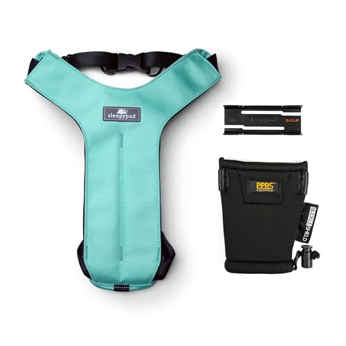Clickit Sport Plus - Crash-Tested and Safety Certified Car Seat Belt Harness for Dogs (Small, Robin Egg Blue) - color: Robin Egg Blue, size: Small