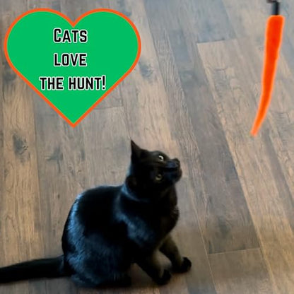 Smokey's Stash Interactive Cat Toy Wand 2pc Cat Fishing Pole Cat Toy for Indoor Cats with Feather and Funny Toy Refills to Drive Kittens Crazy