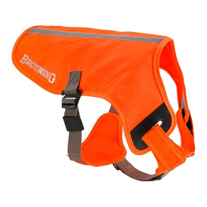 Browning Pet Vests, Hi Vis Safety Vests for Dogs, Safety Orange, Medium, Adjustable Coverage - size: Medium, style: Adjustable Safety Vest