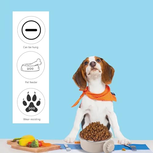 Pet Crate Bowls, Stainless Steel Dog Cage Hanging Bowl Removable Food Water Bowls for Dogs Cats Small Animals (Grey)