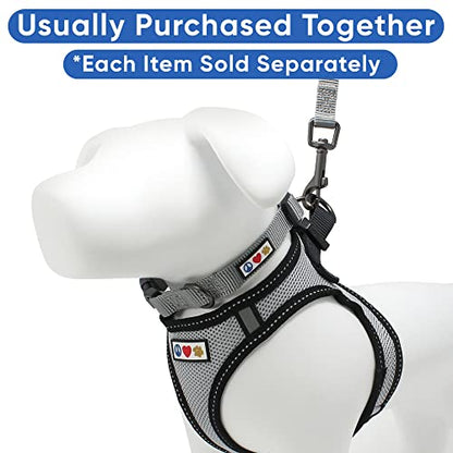 Pawtitas Dog Vest Harness Made with Breathable Air Mesh | All Weather Vest Harness for Extra Small Puppies and Large Cats with Quick-Release Buckle - Extra Small Grey Mesh Dog Harness - color: Grey, size: X-Small (Pack of 1)